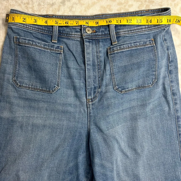 Talbots Flawless High Waisted Wide Crop Jeans - Picture 6 of 8